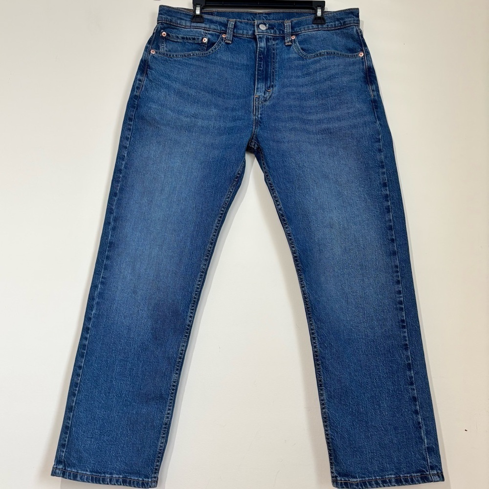 Levi's 505 Y2K Men's W34/L29 Mid Rise Blue Denim REGULAR Fit Straight Leg Jeans